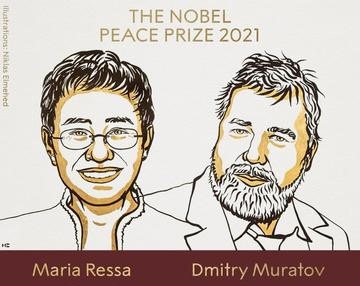 Nobel a Ressa e Muratov: il giornalismo come presidio di democrazia, dunque di pace